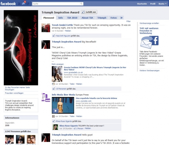 edicos bringt Triumph Inspiration Award weltweit ins Web