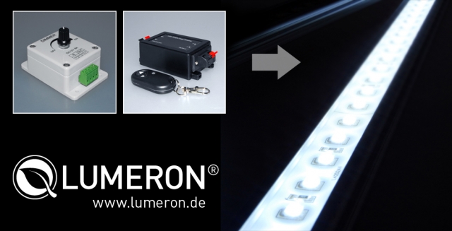 LED-Shop LUMERON: Dimmbarkeit bei LED-Lampen und LED-Leisten kein Problem LED-Shop LUMERON: Dimmbarkeit bei LED-Lampen und LED-Leisten kein Problem