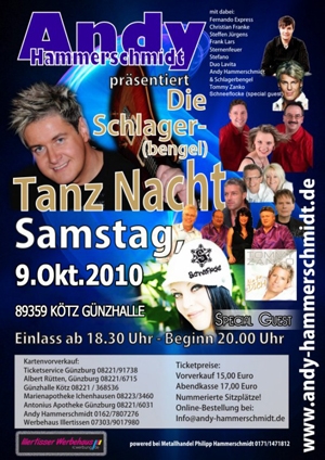Die Schlager(Bengel)-Tanz-Nacht 2010