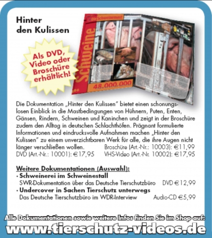 Am 04.10. ist Welttierschutztag - 40 % Rabatt auf alle Tierschutz-Videos und Bücher