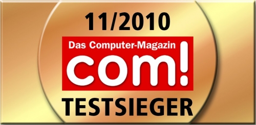 G Data InternetSecurity 2011 ist Testsieger bei com! G Data InternetSecurity 2011 ist Testsieger bei com!