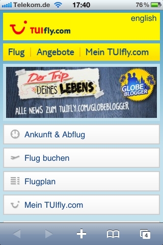 TUIfly.com und CLANMO starten mobiles Flug-Reisen-Portal