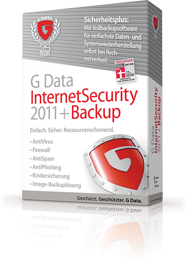 Doppelte Sicherheit: G Data InternetSecurity 2011 + Backup kommt in den Handel Doppelte Sicherheit: G Data InternetSecurity 2011 + Backup kommt in den Handel