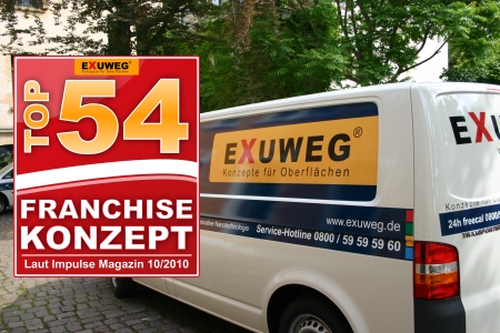 EXUWEG - Unter den Top55 Franchise-Systemen Deutschlands