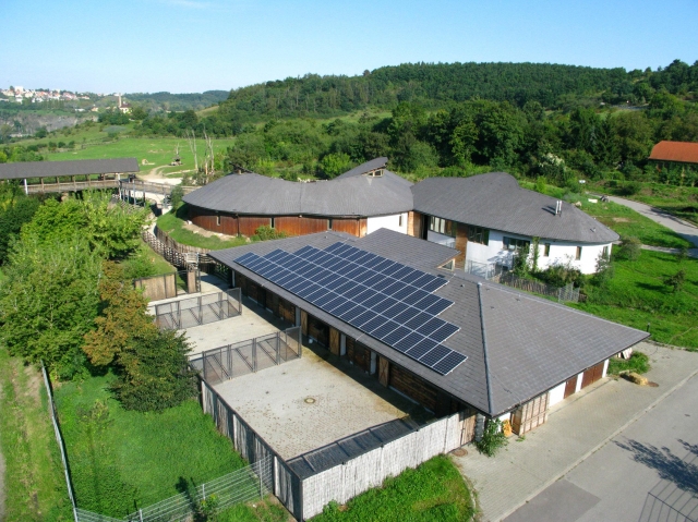 Offizielle Einweihung der Photovoltaikanlage im Prager Zoo