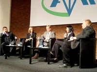 Podiumsdiskussion des AIM-Herbstgesprächs in Berlin