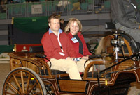 Ursula Kuhn und Markus Wöckel als Kutschgäste bei der Faszination Pferd Ursula Kuhn und Markus Wöckel als Kutschgäste bei der Faszination Pferd