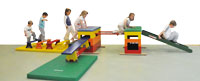 Farbenfrohe Kinderturngeräte von Erhard Sport Farbenfrohe Kinderturngeräte von Erhard Sport