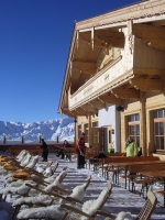 Kristallhütte mit Panoramaterrasse