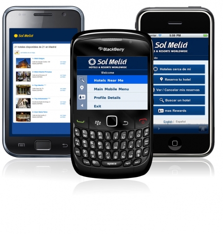 Sol Melia Hotels: Buchungs-Apps für Smartphones/ME Barcelona Zertifizierung Biosphären-Hotel