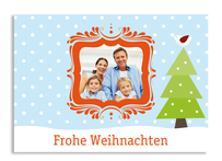 Weihnachtskarte Pünktchen