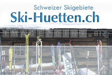 Skihütten in der Schweiz