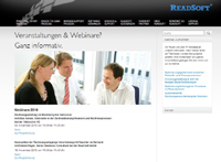 Die Anmeldung für die ReadSoft-Webinare ist ab sofort online möglich. Die Anmeldung für die ReadSoft-Webinare ist ab sofort online möglich.