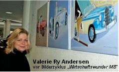Dresden: Valerie Ry Andersen stellt neue Bilder bei Mercedes-Benz in Dresden aus - Kunst Dresden - K