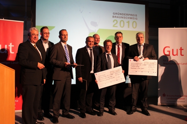 Gründerpreis Braunschweig - Braunschweig Zukunft GmbH und Landessparkasse zeichnen vorbildliche Firm Gründerpreis Braunschweig - Braunschweig Zukunft GmbH und Landessparkasse zeichnen vorbildliche Firm