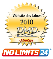 Erlebnisgeschenke-Portal NoLimits24 als bester Onlineshop 2010 ausgezeichnet