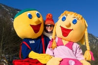 Fünf-Smiley-Familienurlaub