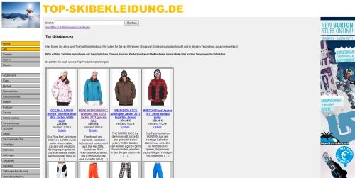 Top-Skibekleidung.de - das Einkaufsportal für Ski- und Snowboardfahrer zeigt die Trends für die neue Top-Skibekleidung.de - das Einkaufsportal für Ski- und Snowboardfahrer zeigt die Trends für die neue