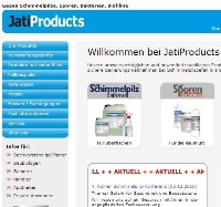 Ausschnitt der Internetstartseite