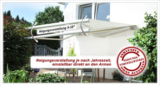 Exclusiv-Home dreht an der Markisen Winterpreis Schraube