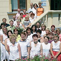 Das Team der Klinik ProLeben, Greiz mit den Chefärzten Dr. med. Uwe Reuter + Dr. med. Ralf Oettmeier