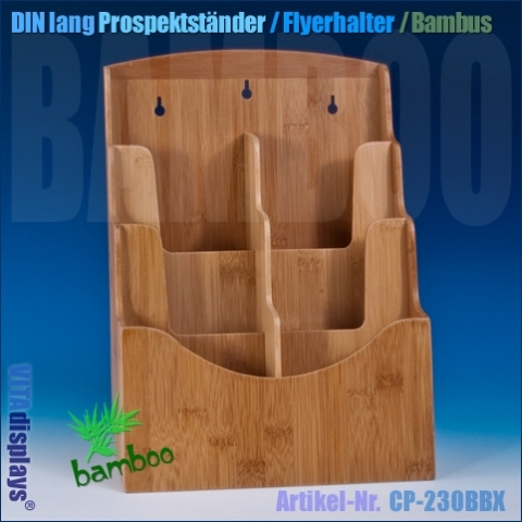 Regenerative Rohstoffe für neue Prospektständer-Serie von VITAdisplays®