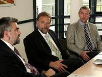 Prof. Dr. Armin Willingmann, Dr. Thomas Müller, Prof. Dr. Ulrich Fischer-Hirchert