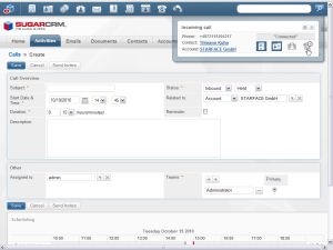 Open-Source-Flexibilität mit Business-Komfort: STARFACE mit neuer Schnittstelle zu SugarCRM Open-Source-Flexibilität mit Business-Komfort: STARFACE mit neuer Schnittstelle zu SugarCRM