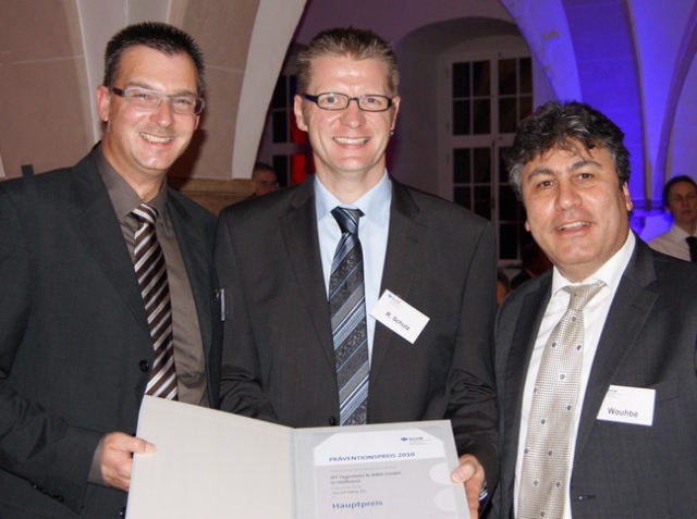 Arbeitssicherheit: Jet-Gruppe gewinnt  Präventionspreis