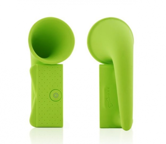Bone Sound Megafon Halter verwandelt iPhone in ein Mini Grammophon