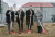 Spatenstich III Bauphase, v.l.n.r. Marc Bauwens, Rob van Leuven, Mathieu Kneepkens, Jos van Rey Spatenstich III Bauphase, v.l.n.r. Marc Bauwens, Rob van Leuven, Mathieu Kneepkens, Jos van Rey