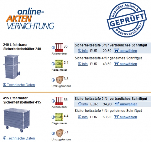 Deutschlandweites Angebot für Ihre Aktenvernichtung Deutschlandweites Angebot für Ihre Aktenvernichtung