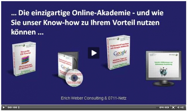 Erfolg im Internet: die Webmaster Online Akademie stellt sich vor Erfolg im Internet: die Webmaster Online Akademie stellt sich vor