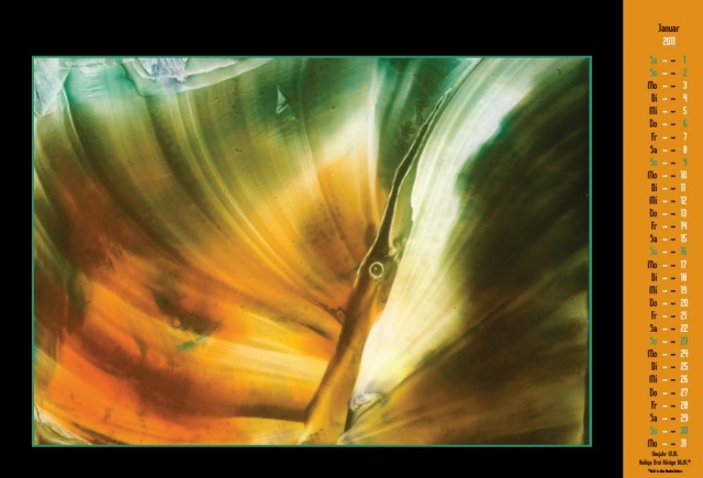 Ein Kunst-Kalender mit bezaubernden Encaustic-Motiven für das Jahr 2011 ...