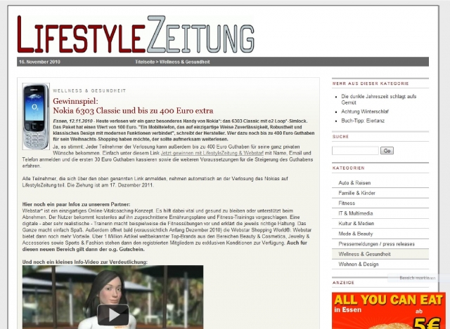 Neues Gewinnspiel der LifestyleZeitung: Edel-Handy gewinnen und bis zu 400 Euro extra