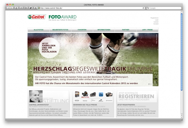 Castrol Foto Award: Castrol sucht mit Oliver Bierhoff die besten  Fußball- und Motorsportfotos Deuts