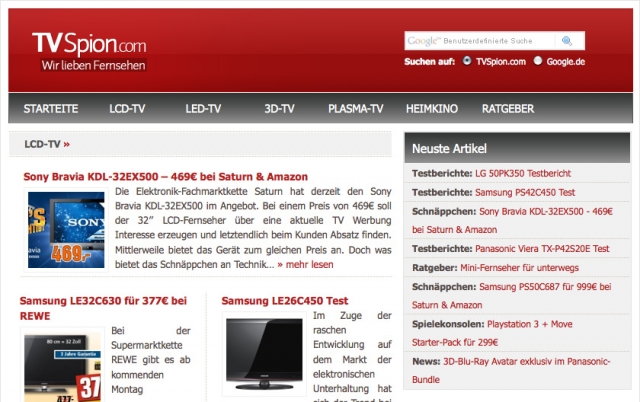 Alles Jahre wieder - der richtige Fernseher zum Fest   der Liebe dank TVSpion.com!