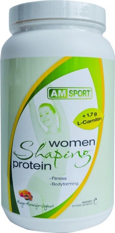 Achtung - nur für Frauen! Mit dem neuen Women-Shaping-Protein von AMSPORT ist das Naschen nach dem T