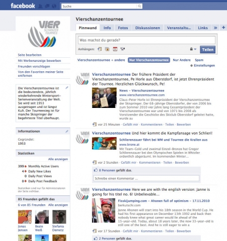 Gefällt mir: Die Vierschanzentournee auf Facebook