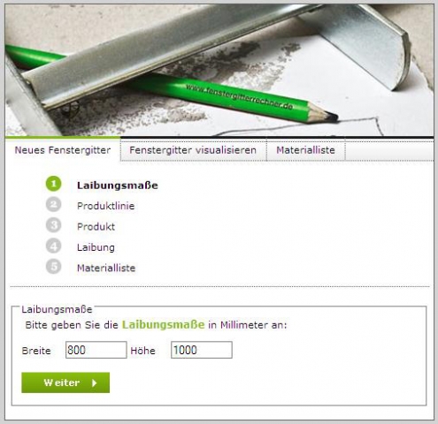 Nützliches Planungstool für Hausbesitzer