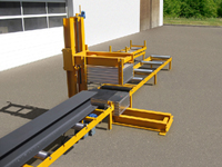 Baufritz-Pilotanlage zur Entmagnetisierung von Stahlbauteilen Baufritz-Pilotanlage zur Entmagnetisierung von Stahlbauteilen