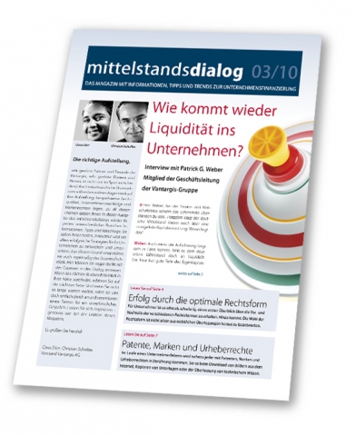 Magazin mittelstandsdialog: Wissen, Tipps und Trends zur Unternehmensfinanzierung Magazin mittelstandsdialog: Wissen, Tipps und Trends zur Unternehmensfinanzierung