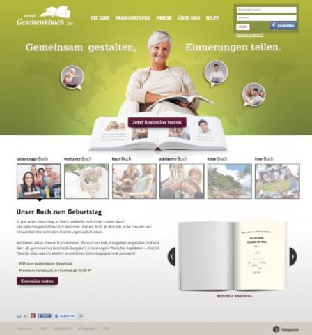 UnserGeschenkbuch.de - Relauch der Crowdsourcing-Plattform für Bücher