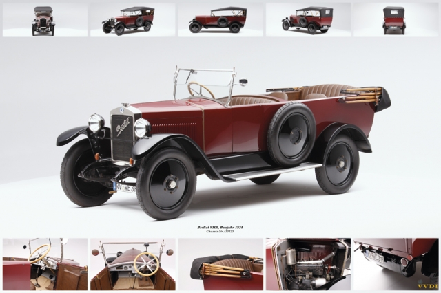 VVDI-Dokumentation für einen der letzten Berliet VHA Cabriolet, Baujahr 1924 VVDI-Dokumentation für einen der letzten Berliet VHA Cabriolet, Baujahr 1924