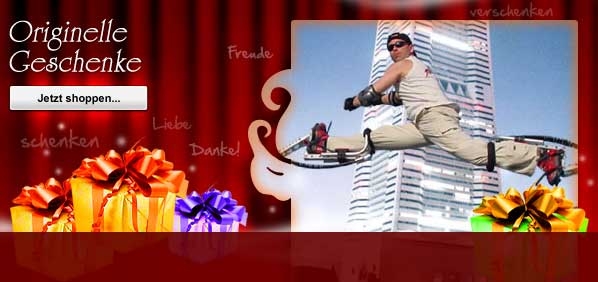 Geschenke&Geschenkideen ausüber 100 Onlineshops jetzt auf einem Portal