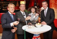 Volkmar Pfaff, Paul Fourrichon, Annick Fourrichon, Daniel Braun (v.links).