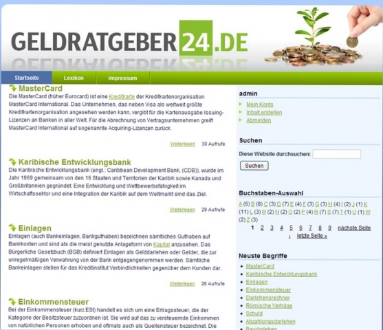 Geldratgeber24.de - Finanzlexikon und mehr! Geldratgeber24.de - Finanzlexikon und mehr!
