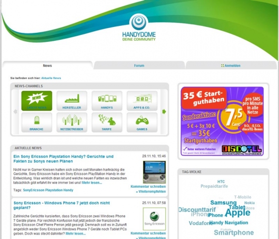 HANDYDOME - Community erweitert das Angebot!
