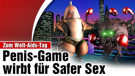 Penis-Game wirbt für Safer Sex zum Weltaidstag