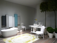 Badewanne der Serie Funny West - Standarmatur der Serie Block Light - Lederteppich von antonio lupi Badewanne der Serie Funny West - Standarmatur der Serie Block Light - Lederteppich von antonio lupi